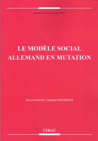 Stock image for Le modle social allemand en mutation for sale by Ammareal
