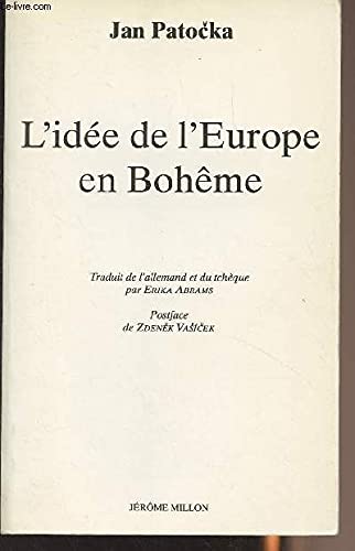 Beispielbild fr L'IDEE DE L'EUROPE EN BOHEME zum Verkauf von Gallix