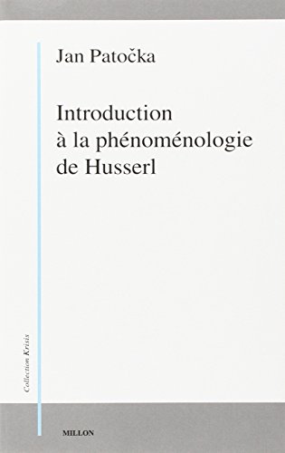 9782905614766: Introduction  la phnomnologie de Husserl