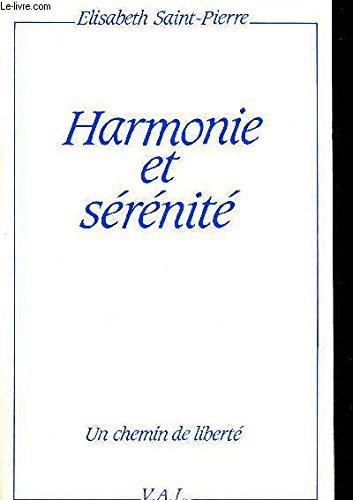 Imagen de archivo de Harmonie et serenite 1987 a la venta por medimops