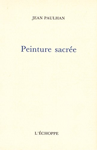 Beispielbild fr Peinture sacre?e (French Edition) zum Verkauf von deric
