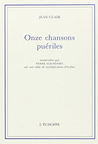 Beispielbild fr ONZE CHANSONS PUERILES zum Verkauf von Librairie La Canopee. Inc.