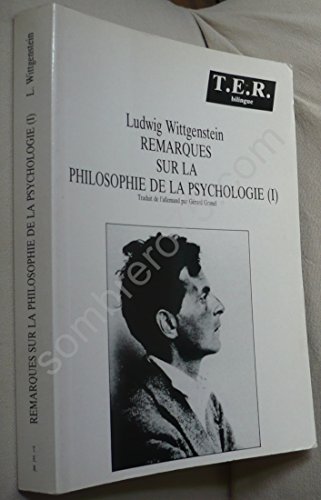 9782905670212: Remarques sur la philosophie de la psychologie.: Tome 1