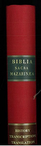 Stock image for The Gutenberg Bible - A Commentary, Historical Background, Transcription, Translation. 2 volumes. for sale by GoldBooks