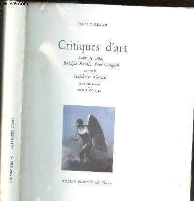 9782905810229: Critiques d'art: Salon de 1868, Rodolphe Bresdin, Paul Gauguin ; précédées de Confidences d'artiste (French Edition)