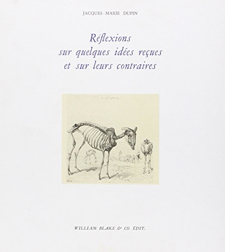 Beispielbild fr REFLEXION SUR QUELQUES IDEES RECUES zum Verkauf von Librairie La Canopee. Inc.