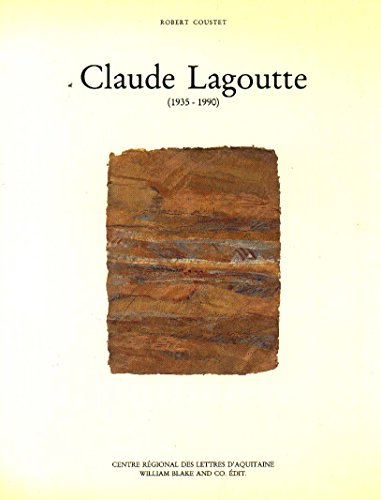 Stock image for Claude Lagoutte (1935-1990) for sale by RECYCLIVRE