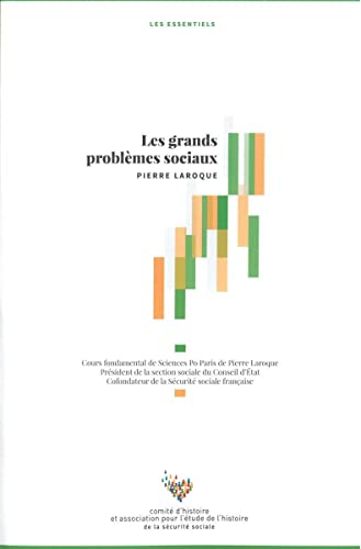 Stock image for Les grands problmes sociaux [Broch] Laroque, Pierre for sale by BIBLIO-NET