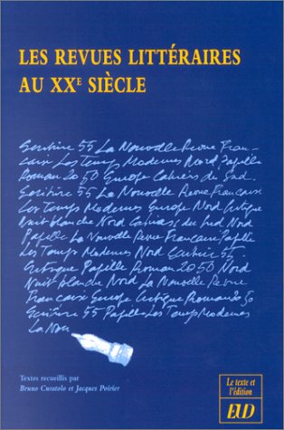 Revue littÃ©raires au XXe siÃ¨cle (9782905965615) by Poirier; Curatol