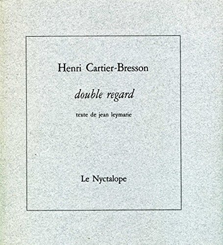 Double regard (Langue de peintres) (9782906106093) by Cartier-Bresson, Henri