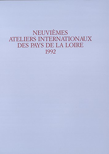 Beispielbild fr IXe Ateliers Internationaux du Frac des Pays de la Loire zum Verkauf von Ammareal
