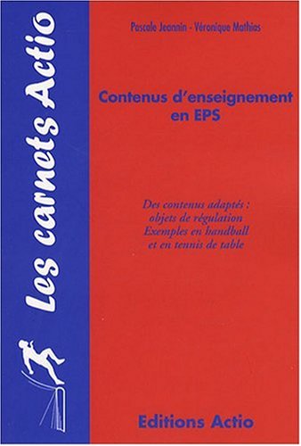 Stock image for Contenus d'enseignement en EPS for sale by Librairie La Canopee. Inc.