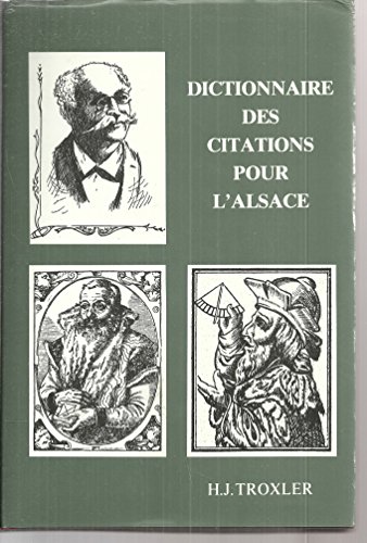 Dictionnaire des citations pour l'Alsace