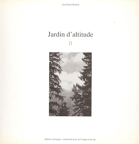 Stock image for Jardin D'altitude II for sale by Montreal Books