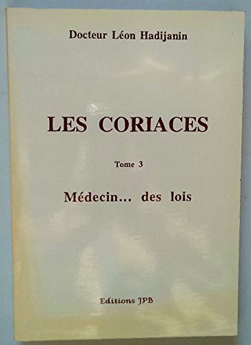 Stock image for HADIJANIN, LES CORIACES TOME 3 for sale by medimops