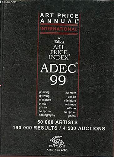 Beispielbild fr Adec 1999 : Annuaire Des Ctes zum Verkauf von RECYCLIVRE