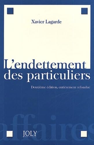 Stock image for L'endettement des particuliers. 2me dition for sale by Revaluation Books