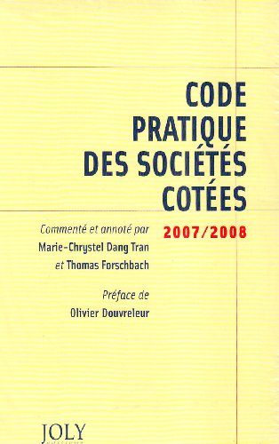 Stock image for Code pratique des socits cotes for sale by Ammareal