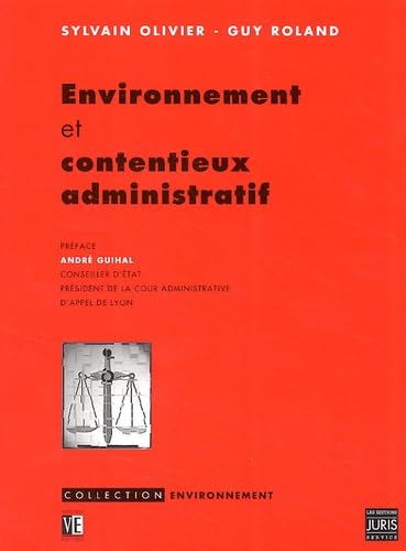 Beispielbild fr Environnement et contentieux administratif zum Verkauf von Ammareal