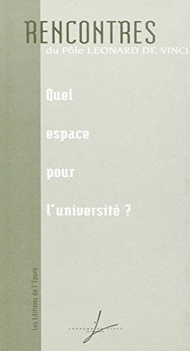 Stock image for Quel espace pour l'universite ? for sale by medimops