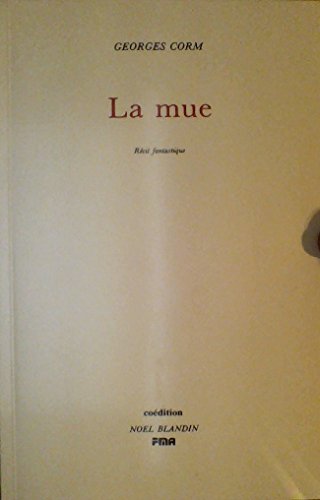 Beispielbild fr LA MUE zum Verkauf von Librairie rpgraphic