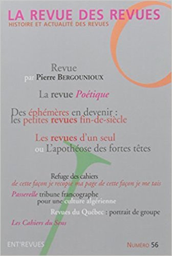 9782907702713: La Revue des revues - numro 56 (56)