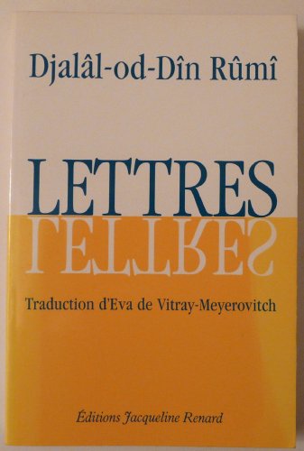 Beispielbild fr Lettres de Rumi zum Verkauf von Gallix