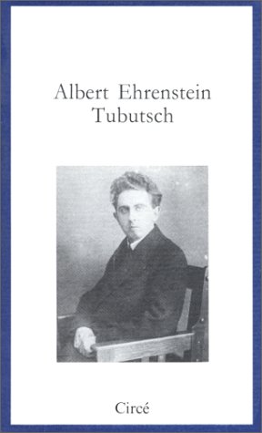 TUBUTSCH (9782908024067) by EHRENSTEIN, Albert