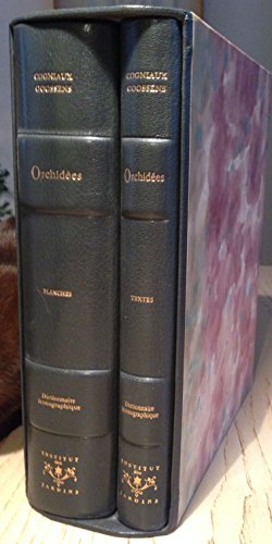 Orchidées - Dictionnaire iconographique - 2 volumes - de luxe edition - full leather binding in slipcase - COGNIAUX, Alfred & GOOSSENS, Alphonse