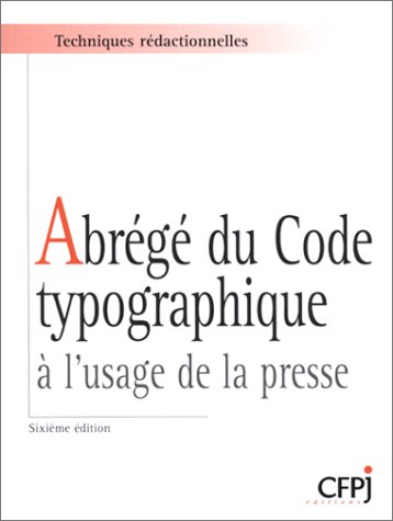 Beispielbild fr Abrg du code typographique zum Verkauf von Ammareal