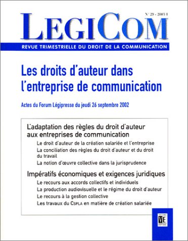 Stock image for Legicom N 29 for sale by LiLi - La Libert des Livres