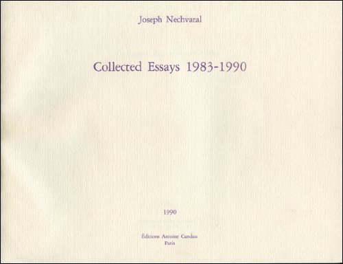 Imagen de archivo de Collected Essays 1983-1990 a la venta por Zubal-Books, Since 1961