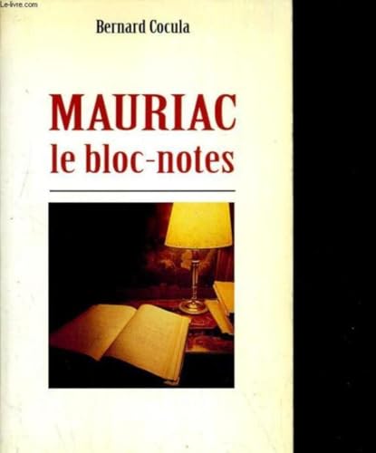 Beispielbild fr Mauriac, le bloc note zum Verkauf von medimops