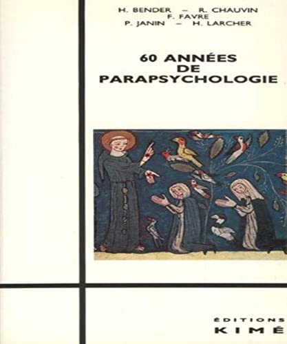 Beispielbild fr 60 annes de parapsychologie zum Verkauf von medimops