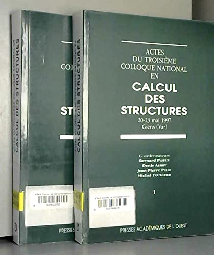 9782908261165: Actes du troisieme colloque national en calcul des structures (2 vol.) (Presse Scientifique)