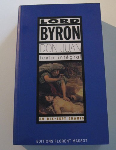 Stock image for Don juan de lord byron Byron (Lord) for sale by LIVREAUTRESORSAS