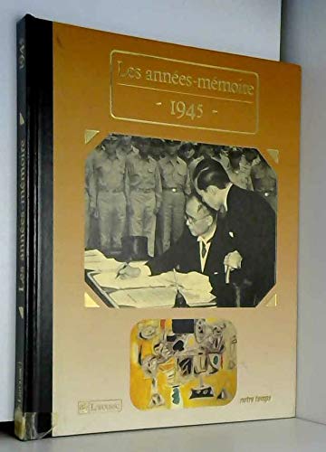 9782908486148: Les Annes mmoire 1945