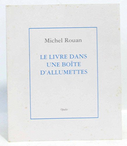 Beispielbild fr Le Livre Dans la Boite d'Allumette zum Verkauf von Ammareal