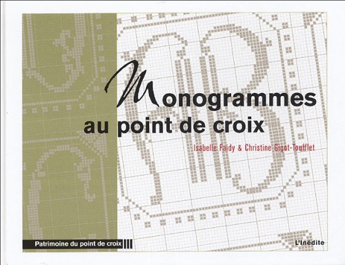 Imagen de archivo de Monogrammes au point de croix a la venta por Ammareal