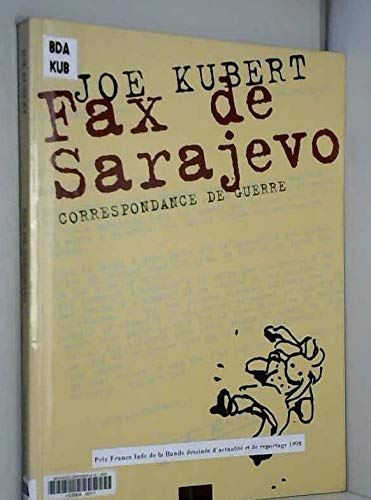 9782908981285: Fax de Sarajevo: Correspondance de guerre [de Ervin Rustemagic