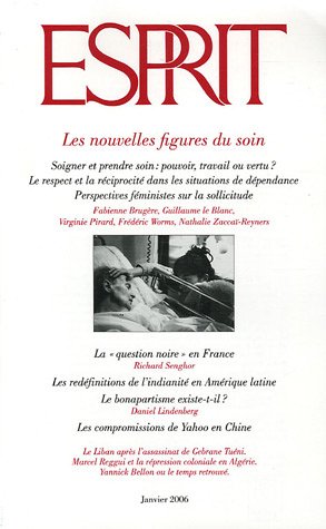 Beispielbild fr Esprit, N 321, Janvier 2006 : Les nouvelles figures du soin zum Verkauf von medimops