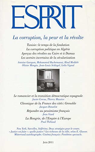 Stock image for Esprit, N 375, Juin 2011 : La corruption, la peur et la rvolte for sale by Ammareal
