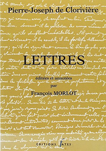 Stock image for lettres p de cloriviere for sale by Zubal-Books, Since 1961