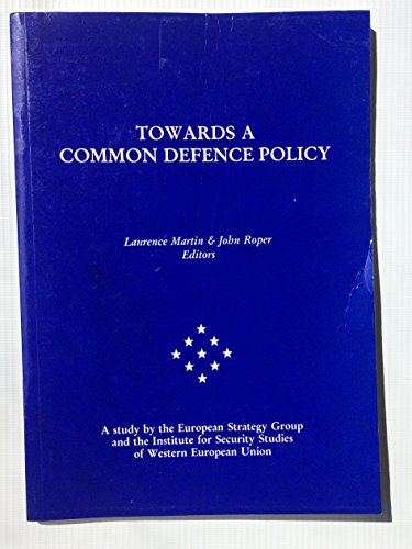 9782909567044: Towards a Common Defence Policy