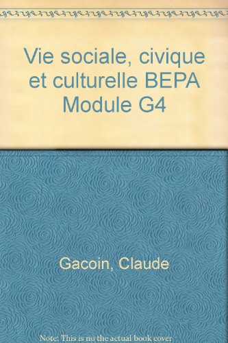 bepa socioculturel g4 cours/td