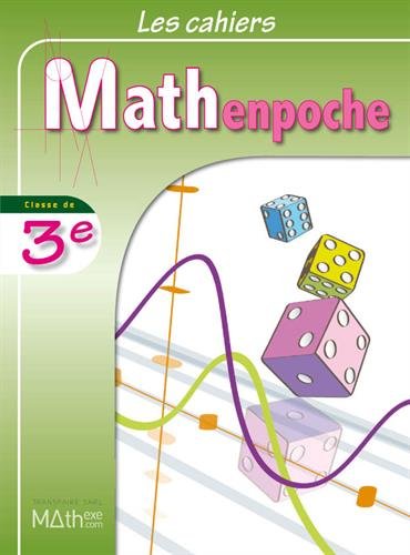 Beispielbild fr Les cahiers Mathenpoche 3e zum Verkauf von ECOSPHERE