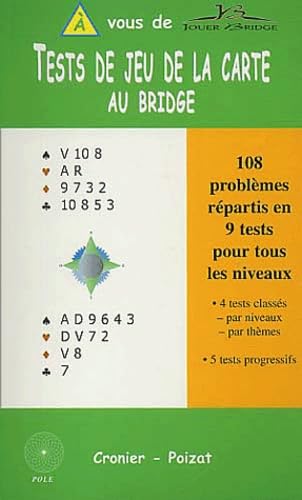 Stock image for Tests de jeu de la carte au bridge for sale by LeLivreVert