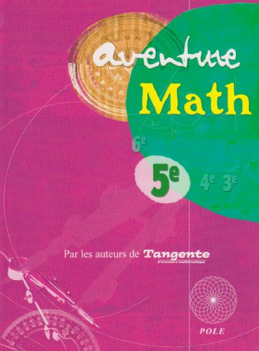 9782909737997: AVENTURE MATH 5 E