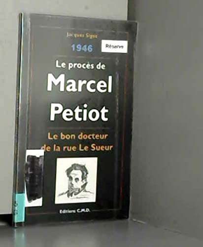 9782909826356: 1946, le procs de Marcel Petiot