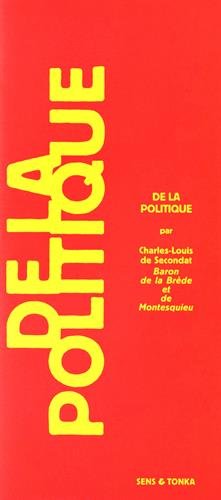 Stock image for De la politique for sale by librairie le Parnasse